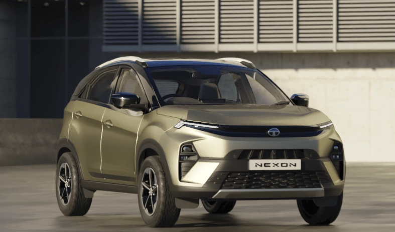 tata nexon grassland beige