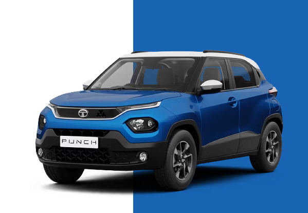 tata punch blue