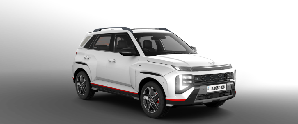 Hyundai venue n line white