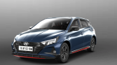 Hundai i20 N Line blue